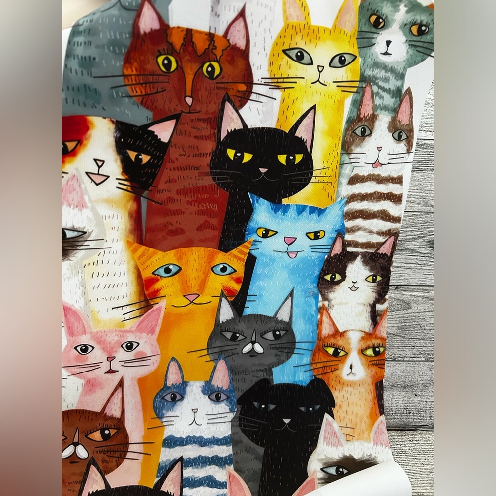 Cats art print
